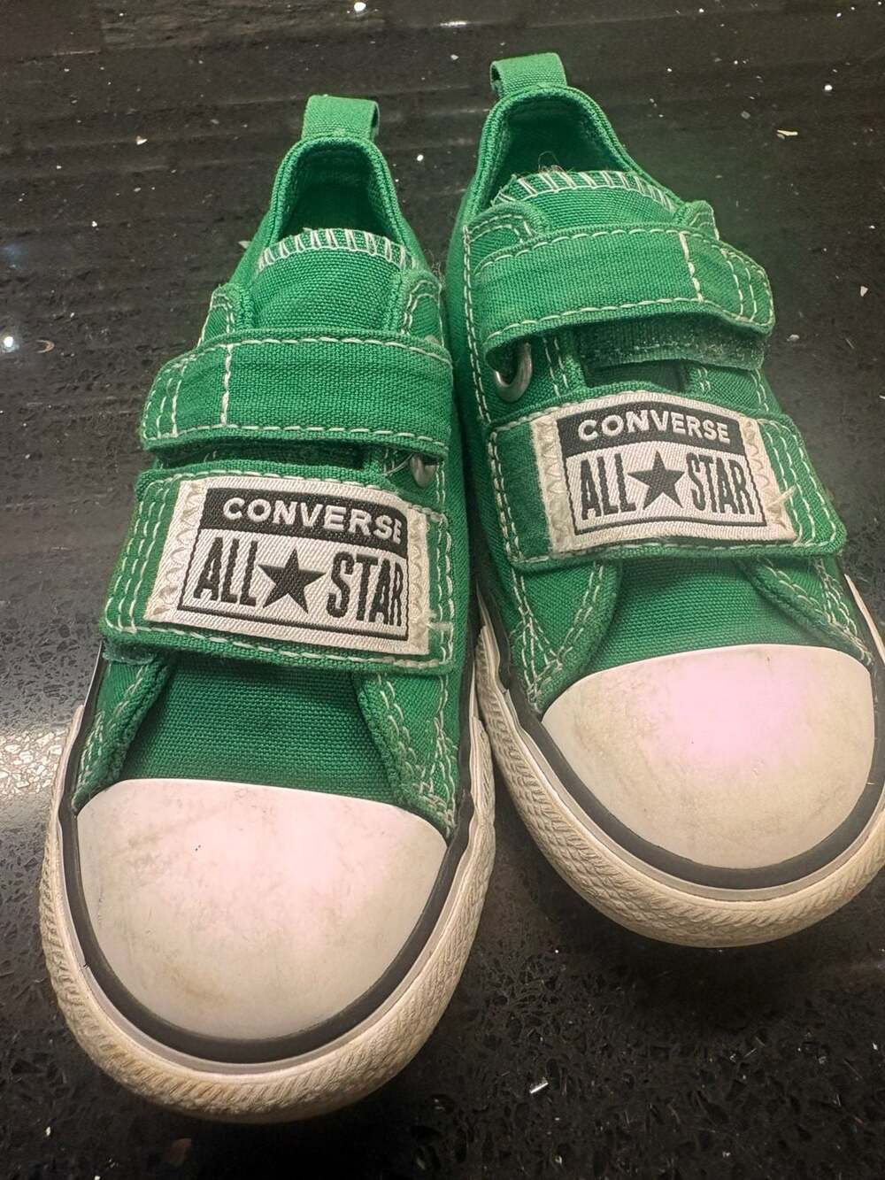 Converse Chuck Taylor All Star EasyOn Size 8 Green Toddler Sneakers